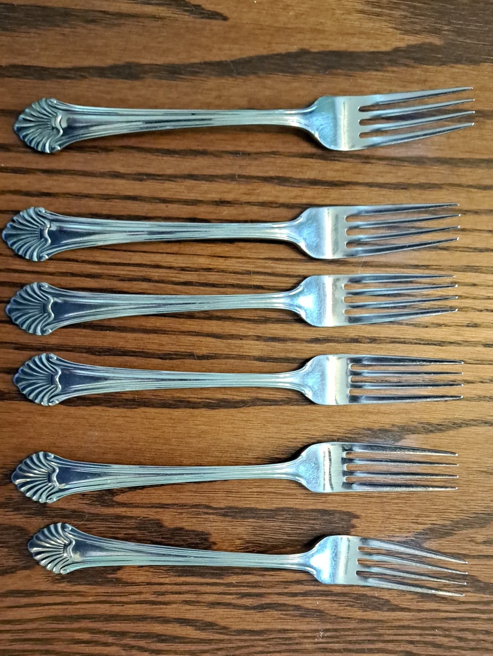 Reed and Barton Seafare Stainless Flatware - Glossy Silver Finish
